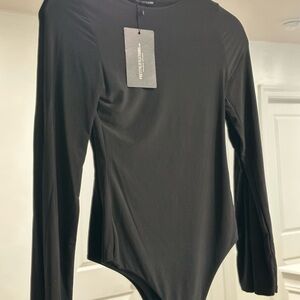 PrettyLittleThing Black Bodysuit